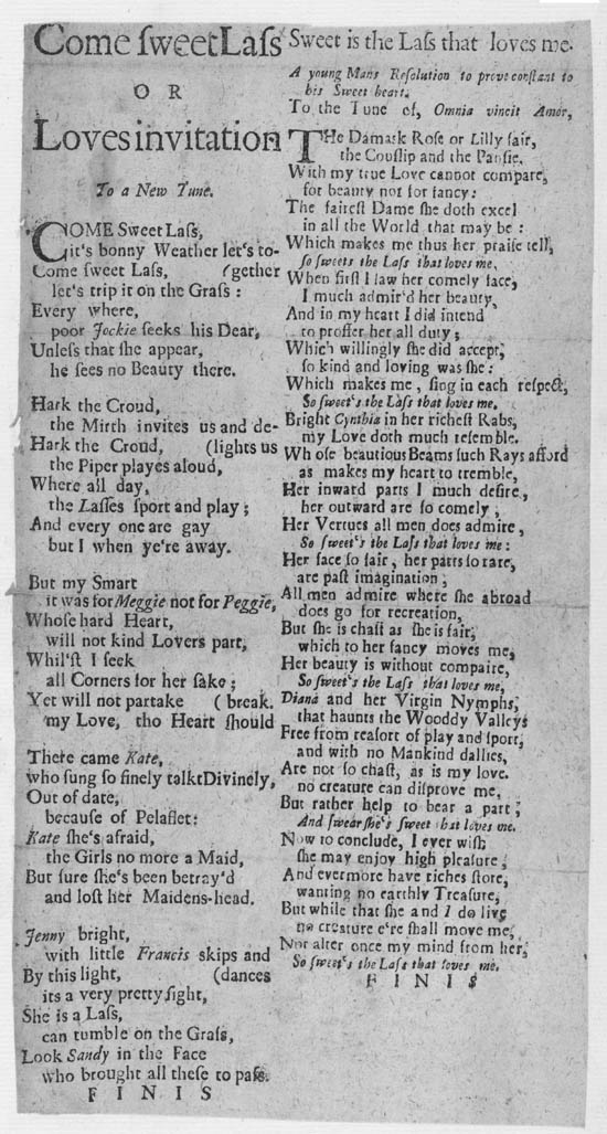 Broadside titled No title